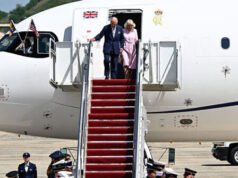 Re Carlo e la regina Camilla arrivano a Washington DC