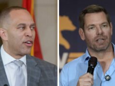 Il leader dem Jeffries si rifiuta di dire se ha spinto Swalwell a dimettersi