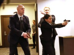 Magnetometro caricato per il tiratore della cena WHCA, ha fatto un tiro