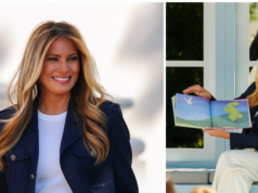 Melania Trump ospita l’annuale Easter Egg Roll in Nautical Ralph Lauren
