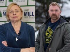 Il governatore del Maine Janet Mills conclude la campagna al Senato, aprendo la strada all’ala sinistra Graham Platner