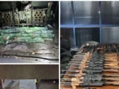 Tubo di lancio di giochi di ruolo, fucili nascosti in una Lexus diretta in Messico sequestrati al confine con l’Arizona