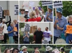 I socialisti di San Antonio mobilitano gli anziani per protestare contro il futuro impianto ICE