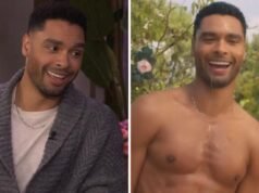 Regé-Jean Page racconta a Kelly e Mark durante “Live” come si è impegnato per le scene a torso nudo in “You, Me & Tuscany”: “Uno di noi ha dovuto fare quel film senza maglietta, e non era Halle Bailey”