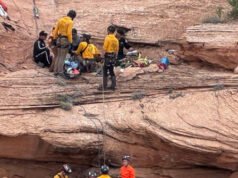I soccorritori salvano un genitore caduto da un dirupo di 70 piedi nello Utah durante una vacanza con la famiglia