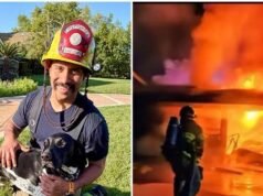 L’amato cane della famiglia li avverte del garage “avvolto dalle fiamme”