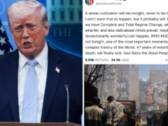 “Un’intera civiltà morirà stasera”: Trump minaccia l’annientamento