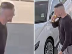 La polizia dà la caccia all’uomo visto dalle telecamere a circuito chiuso dopo l’orribile scoperta dell’addetto alle pulizie