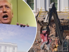 “La costruzione deve fermarsi!”: il giudice ordina lo stop alla sala da ballo di Trump