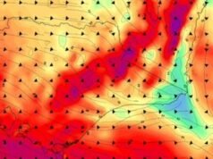 Venti violenti e temperature che sfiorano i 40 gradi in tre stati
