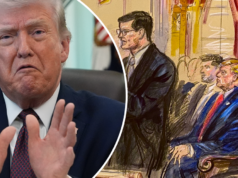 Donald Trump esce dalla Corte Suprema mentre affronta una perdita