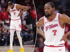 Kevin Durant è stato messo da parte per Gara 1 della serie di playoff Lakers-Rockets