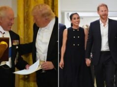 L’allontanamento del principe Harry dalla famiglia reale è stato evidente durante il viaggio del re negli Stati Uniti – e lui ha solo il suo comportamento sciocco da incolpare