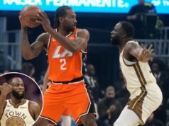 Draymond Green dei Warriors è “bloccato” per il match di play-in con Kawhi Leonard