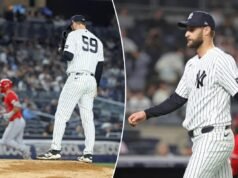Gli Yankees mandano Jake Bird ai minori dopo che l’homer di tre punti di Mike Trout si aggiunge alle difficoltà