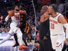 I Knicks superano gli Hawks per la vittoria decisiva dei playoff in Gara 1