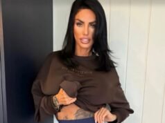 Katie Price posa con leggings attillati da palestra dopo aver guadagnato mezza pietra da quando ha incontrato il marito “alimentatore” Lee Andrews