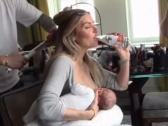 Sienna Miller, 44 anni, condivide filmati sinceri mentre allatta il suo neonato nel backstage di Jimmy Fallon mentre torna al lavoro appena tre settimane dopo aver dato il benvenuto al suo secondo figlio con il fidanzato Oli Green, 29 anni