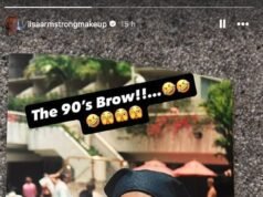 Lisa Armstrong fa rivivere gli anni ’90 condividendo uno splendido ritorno al passato in bikini e rivivendo i suoi giorni da pop star con lo scatto di Deuce