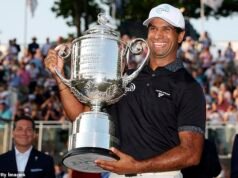 Aaron Rai VINCE il campionato PGA: l’outsider nato a Wolverhampton stordisce i pesi massimi del golf portandosi a casa un jackpot di 2,76 milioni di sterline e diventando il primo inglese a vincere un trofeo in 107 ANNI