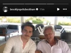 Brooklyn Beckham pubblica un omaggio a suo nonno Anthony dopo aver saltato la festa del suo 80esimo compleanno per un appuntamento notturno con la moglie Nicola Peltz nel mezzo di un’aspra faida familiare