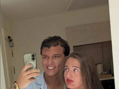 Venezuela Fury e il nuovo marito Noah Price si godono un cocktail nell’elegante beach club di Marbella mentre continuano la romantica luna di miele da £ 30k