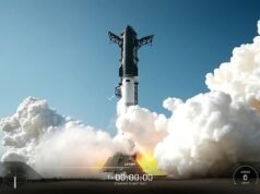 Straordinaria palla di fuoco durante il teso atterraggio del test SpaceX della Starship destinata a trasportare gli esseri umani sulla luna