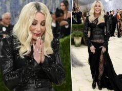 Cher sul tappeto rosso del Met Gala 2026