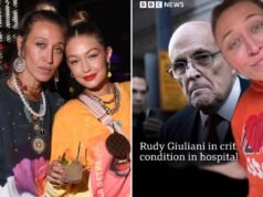 La sorellastra risvegliata di Gigi Hadid celebra la malattia di Rudy Giuliani in un video disgustoso