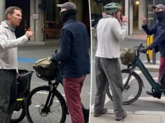 Biking Benedict Cumberbatch ha avuto un acceso combattimento di 10 minuti di “rabbia da strada” con un ciclista
