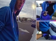 Un fuggitivo impazzito spara del fentanyl in faccia a un poliziotto della Florida e afferma che “è zucchero”, come mostrano i filmati della bodycam selvaggia