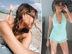 Kelsea Ballerini stupisce con un bikini a righe prima di accennare a una nuova collaborazione musicale