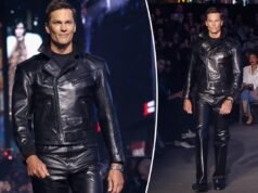Tom Brady fa il suo debutto in passerella nella sfilata di Gucci