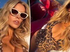 Brooks Nader raddoppia con i costumi da bagno a scollatura profonda nel servizio fotografico di Portofino