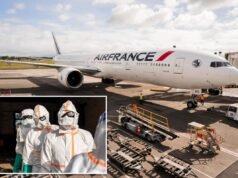 Volo Air France bloccato dall’ingresso negli Stati Uniti, dirottato in Canada per paura dell’Ebola