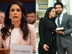Tulsi Gabbard si dimette da direttore dell’intelligence nazionale, citando la diagnosi di cancro del marito