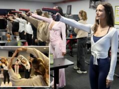 Ho seguito il corso unico nel suo genere di “Pistole e Pilates” e mi ha fatto sudare proiettili