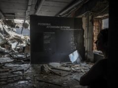 Il Museo Chernobyl di Kiev devastato durante un attacco missilistico russo nella notte