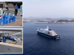 Assistente di volo ricoverata in ospedale dopo essere entrata in contatto con un passeggero di una nave da crociera hantavirus morto