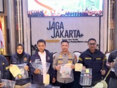 Polda Metro Jaya arresta un numero di persone sospettate di aver scatenato disordini durante l’azione DPR del Primo Maggio