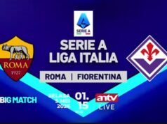 IN CORSO! Diretta ANTV: duello spietato di Serie A tra AS Roma e Fiorentina allo Stadio Olimpico