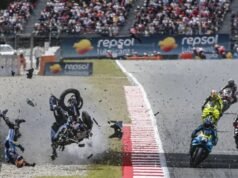 Incidente mortale con conseguente spaccatura della moto in Catalunya, Alex Marquez assente dal Mugello e dalla MotoGP d’Ungheria