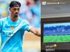 Tijjani Reijnders monitora la partita Persib vs Persijap, supporta Eliano