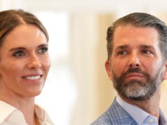 Donald Trump Jr. sposa Bettina Anderson in Florida prima della cerimonia privata alle Bahamas