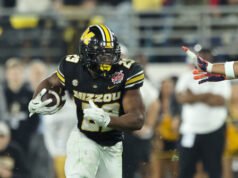 Il running back dell’Università del Missouri viene sottoposto a un intervento chirurgico dopo essere stato colpito da un proiettile