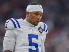 I Colts prendono una decisione da 22,5 milioni di dollari per il quarterback Anthony Richardson in vista della stagione 2026