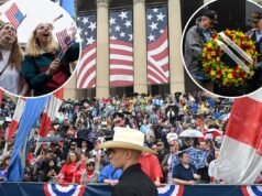 Gli americani onorano le truppe cadute durante le celebrazioni del Memorial Day a New York, la capitale della nazione