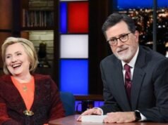 Stephen Colbert rivela che aveva intenzione di trionfare per Hillary con il messaggio “Sto con lei” dipinto sui glutei degli uomini
