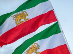 Bandiere iraniane pre-rivoluzionarie bandite dai Mondiali