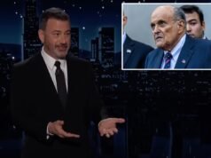 Jimmy Kimmel ha scherzato sul fatto che l’ex sindaco di New York Rudy Giuliani fosse nella “tomba” prima del ricovero in ospedale